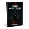 GPK9 Level Two Protection Dog course DVD case featuring a handler and German Shepherd