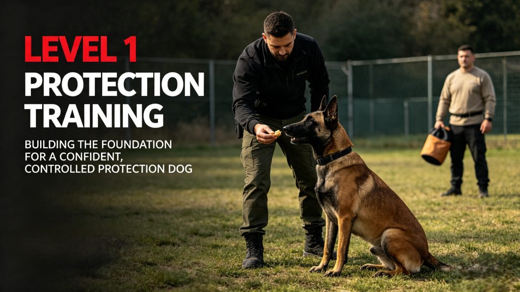 Level 1 protection dog training