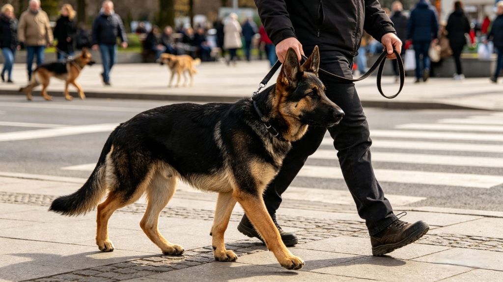 Walking with Protection Dogs