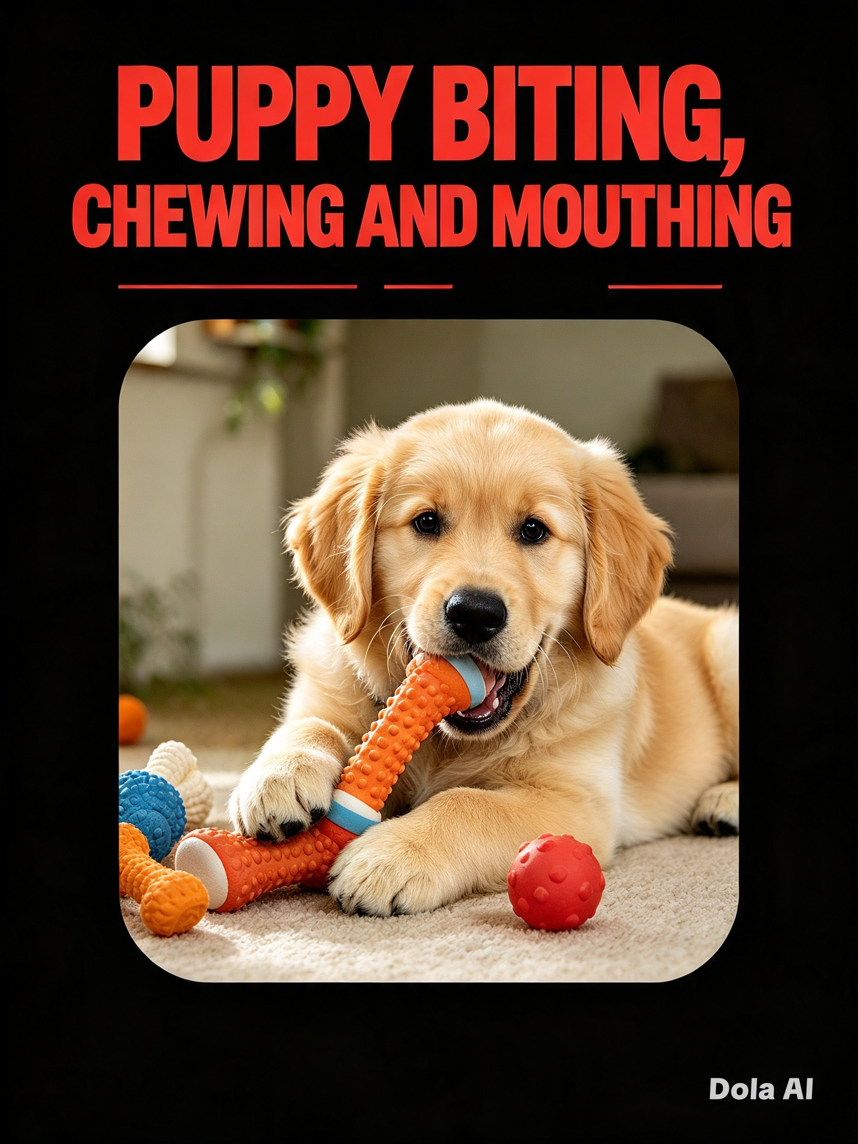 PUPPY BITING, CHEWING AND MOUTHING