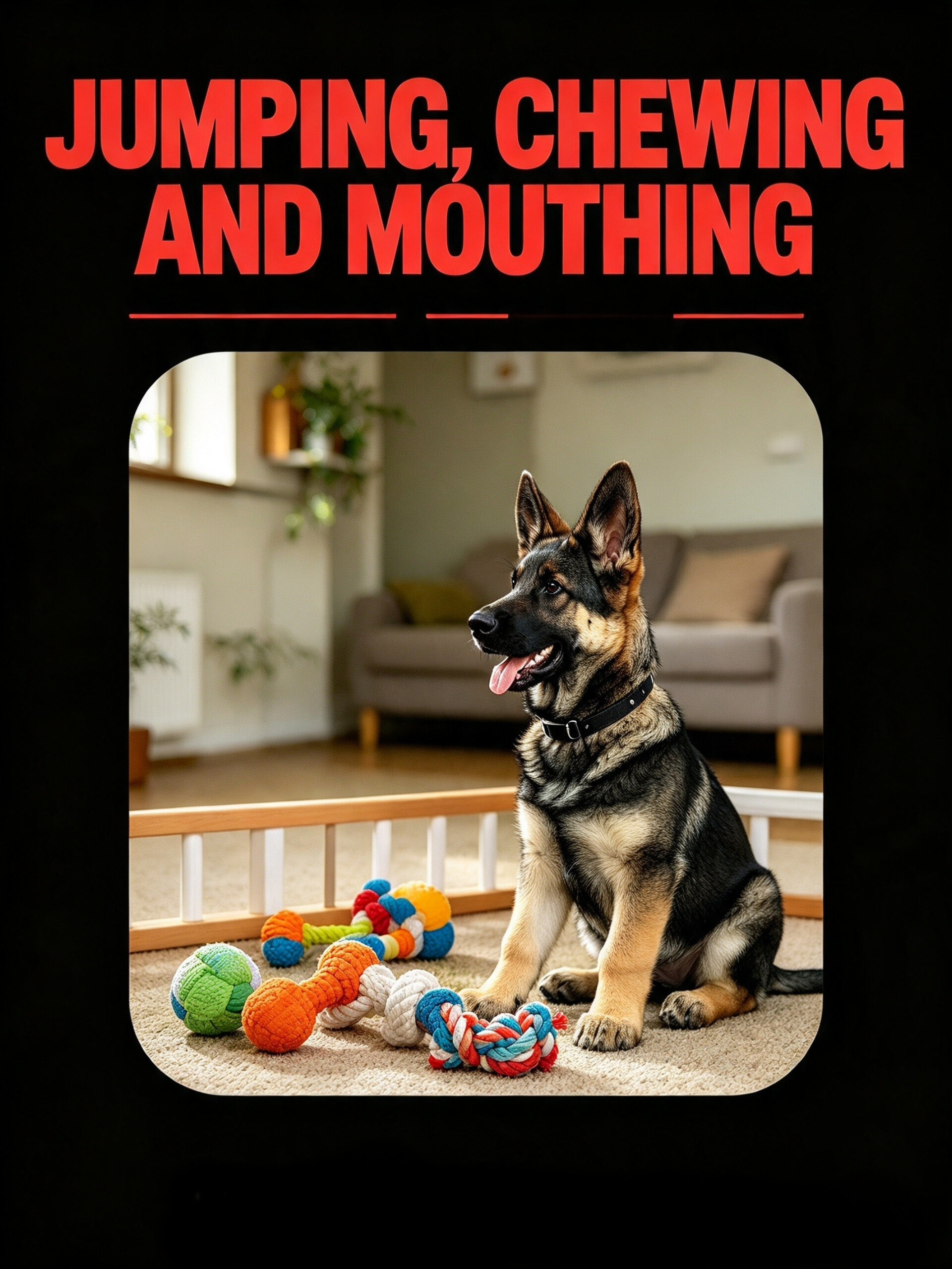 JUMPING, CHEWING AND MOUTHING