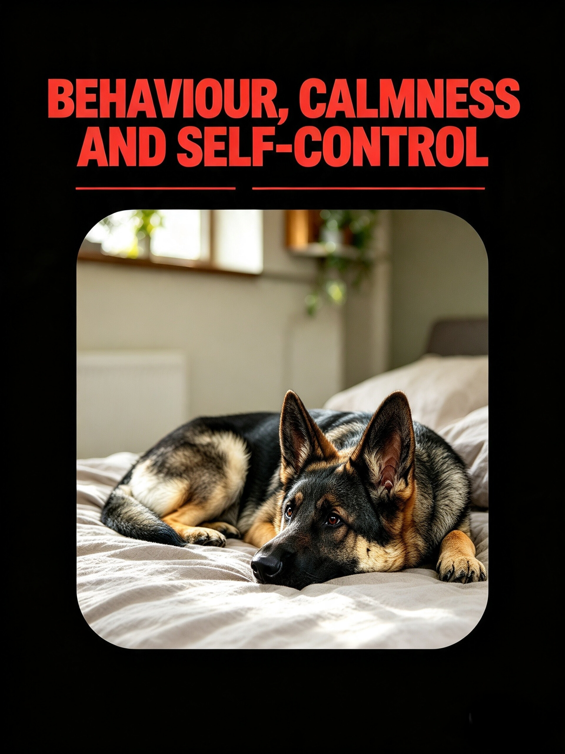 BEHAVIOUR, CALMNESS AND SELF-CONTROL